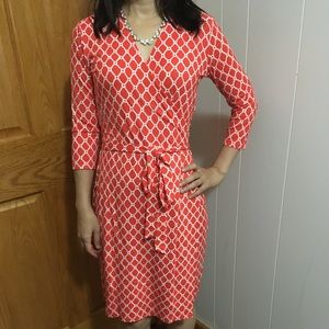 NWT red and white Gap wrap dress